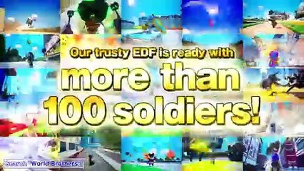 Earth Defense Force: World Brothers - Tráiler Fecha de Lanzamiento