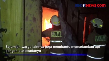 Kebakaran Hanguskan 3 Rumah Warga di Cilandak Jakarta Selatan