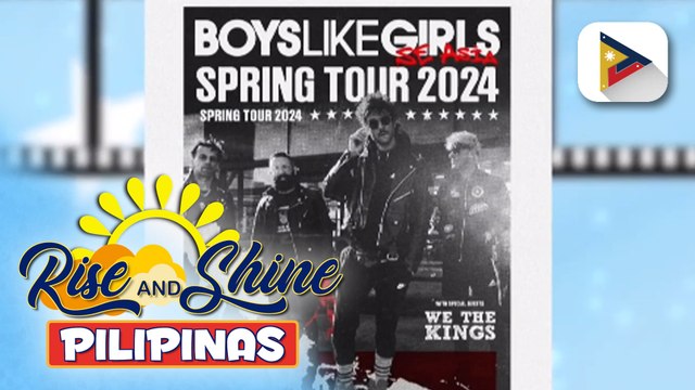 Talk Biz | Boys like Girls, malapit nang bumisita sa Pinas para sa kanilang 'Spring Tour 2024'