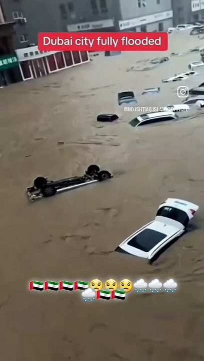 Flood in Dubai severe flooding on UAE - Dubai rain 2024