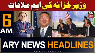 ARY News 6 AM Headlines | 18th April 2024 | Wazir-e-Khazana Ki Ahem Mulaqaat