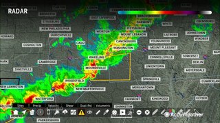 Severe storms target the Ohio Valley and Great Lakes