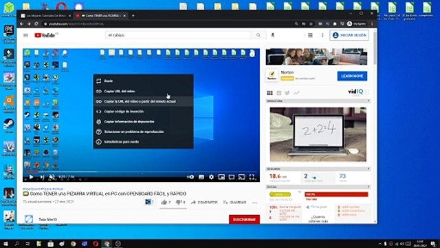 Como PONER YOUTUBE en VENTANA FLOTANTE en PC SIN PROGRAMAS con CHROME