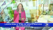 Ica: delincuente asalta agente bancario y se lleva 10 mil soles