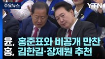 尹, 홍준표와 회동...野, '채상병 특검법' 강공 / YTN