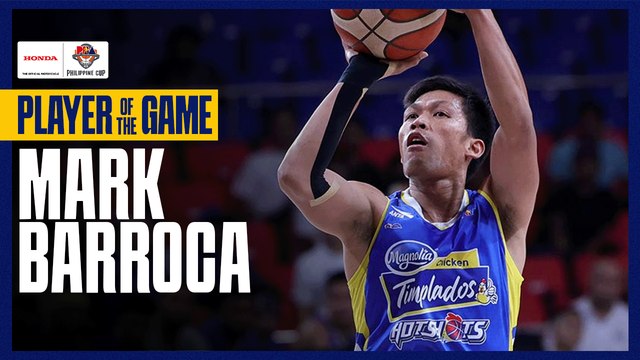 PBA Player of the Game Highlights: Mark Barroca continues to play through injury, fires 19 points for Magnolia vs. Blackwater