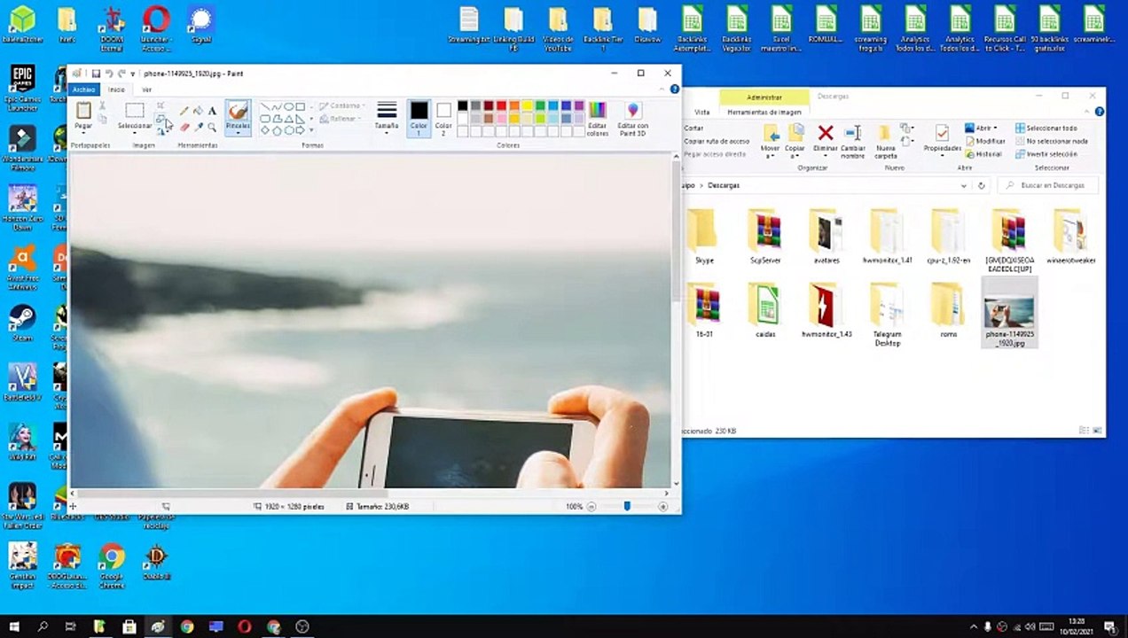  Como CAMBIAR el TAMAÑO de una IMAGEN SIN PERDER CALIDAD (SIN PROGRAMAS) FÁCIL y RÁPIDO