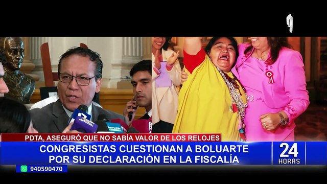 Dina Boluarte ante la Fiscalía: “Nunca supe que los relojes fueran de alta gama”