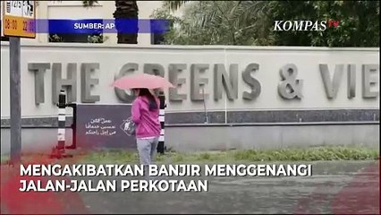 Penampakan Dubai Dilanda Banjir, Kota hingga Bandara Lumpuh