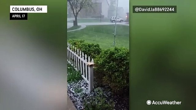 Severe storms pummel Ohio with large hail, damaging tornadoes and drenching rain