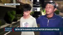 Detik-Detik Buron Pencuri Motor Ditangkap Polisi!