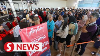 Mt Ruang eruption: Air travellers in Kuching stranded as flights cancelled