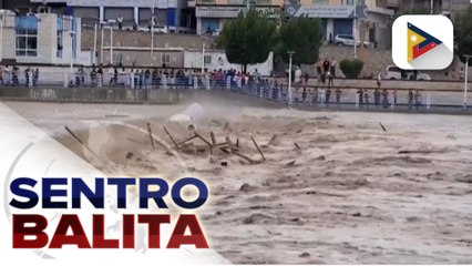 Khor Al-Mukalla Waterway sa Yemen, umapaw dahil malakas na pag-ulan