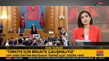 Özel'den Cumhurbaşkanı Erdoğan'ın ‘Kapımız açık’ sözüne yanıt!