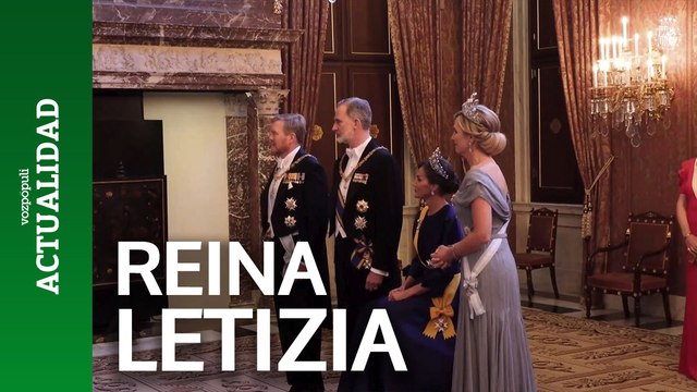 La reina Letizia se sienta en el besamanos en Países Bajos debido a su dolencia en el pie