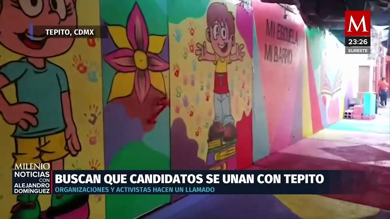 Habitantes de Tepito piden compromiso a candidatos después de elecciones