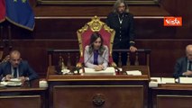 Liliana Segre al Senato, l'applauso dell'Aula