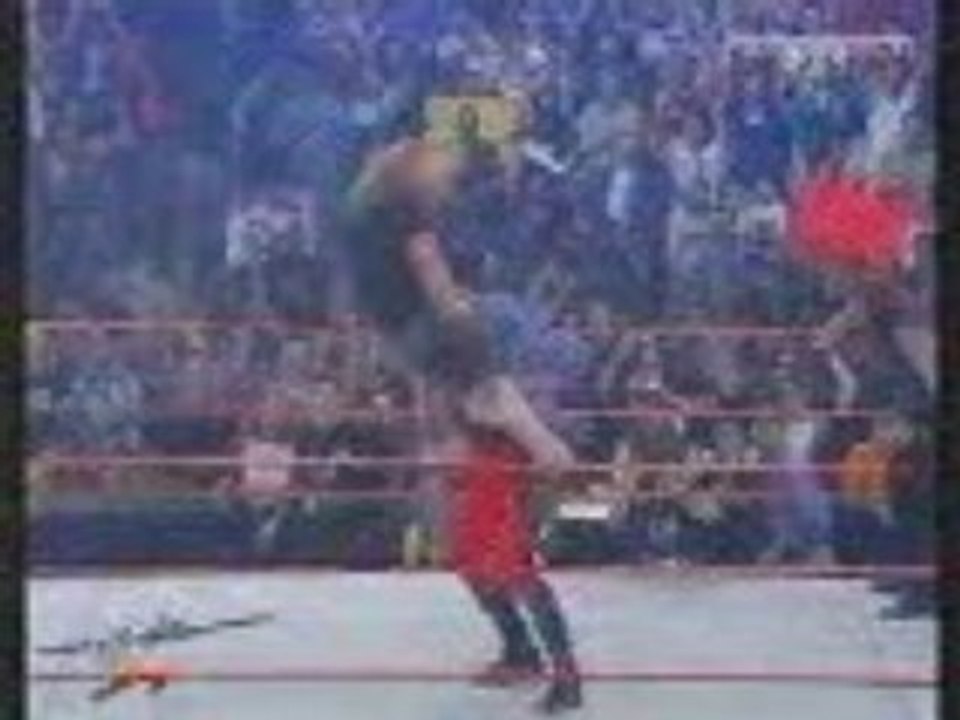 WWF-WWE- Kane Returns (Saves Undertaker & Rock)