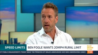 Ben Fogle divides opinion with speed limit demand after 'nearly dying'