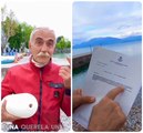 Desenzano del Garda, Enzo Fattori multato per aver pulito la spiaggia: sanzione da 500 euro