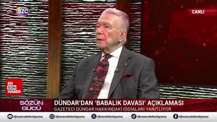 Uğur Dündar'dan babalık davası açıklaması