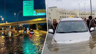 Dubai Flood: ऐसी बारिश हुई क‍ि टूट गया 75 साल पुराना रिकॉर्ड, डूब गया पूरा का पूरा शहर!