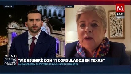 Alicia Bárcena realiza gira en la frontera México-Estados Unidos para evaluar situación migratoria