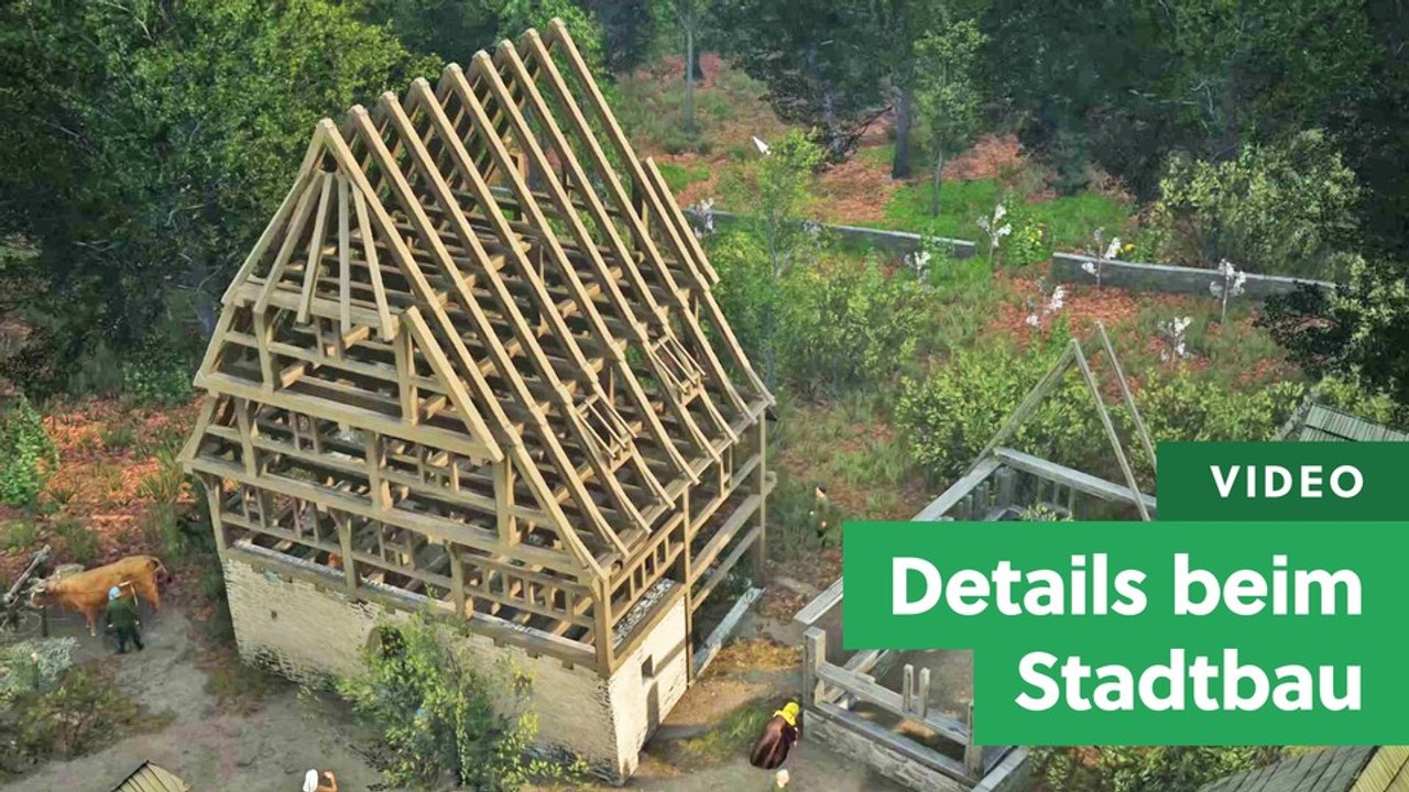 Historisch akkurates Manor Lords: Solche Bauanimationen seht ihr nicht jeden Tag!