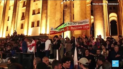 20,000 rally in Georgia as MPs advance controversial 'foreign influence' law