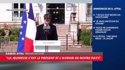 Gabriel Attal propose l'apposition d'une mention sur les dossiers Parcoursup des jaunes ayant gravement perturbé la vie de leur établissement scolaire