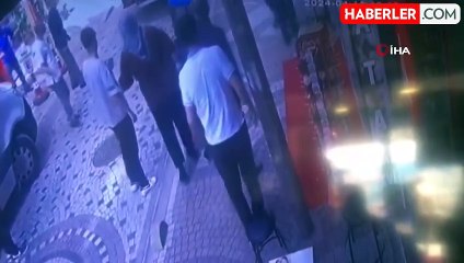 Giresun'da kuyumcu soygunu: Esnafın hırsızları kovaladığı anlar kamerada