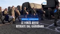 Ritiro delle truppe dal Karabakh dove i russi erano forza di pace