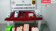 Aksaray'da kaçak telefoncuya jandarma baskını