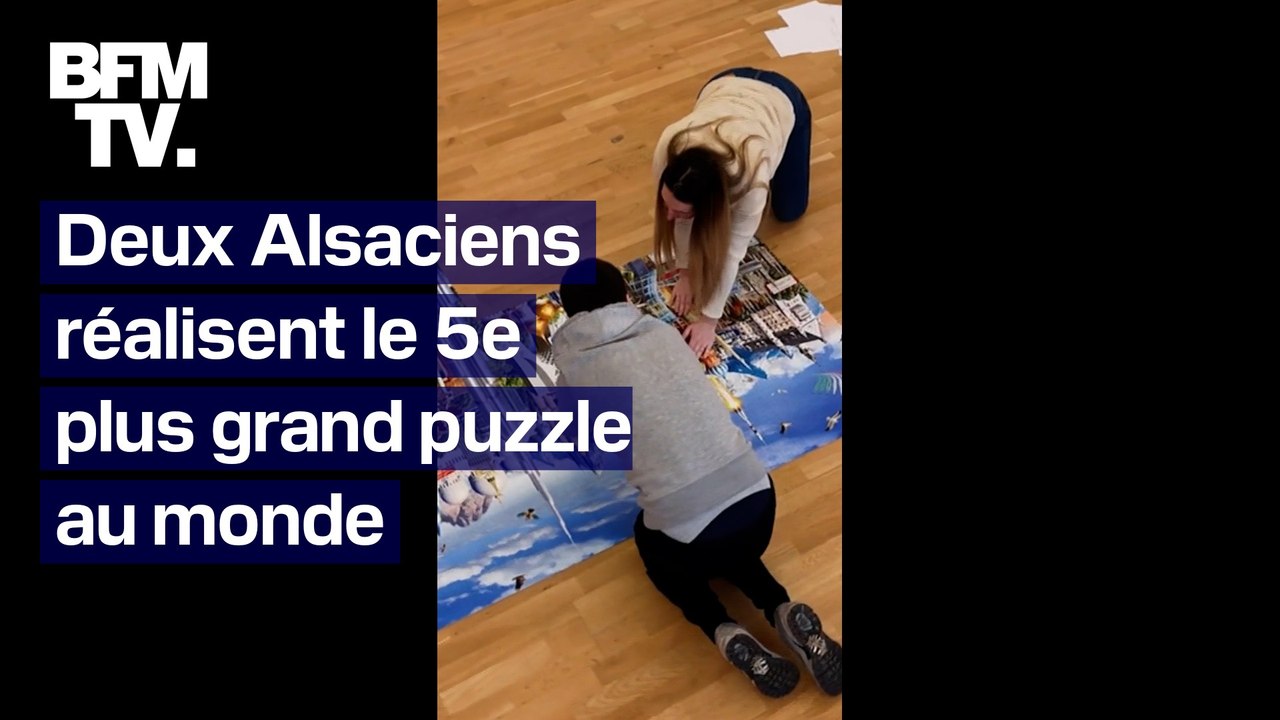 42.000 pièces assemblées en 195h: deux Alsaciens réalisent le 5e plus grand puzzle au monde