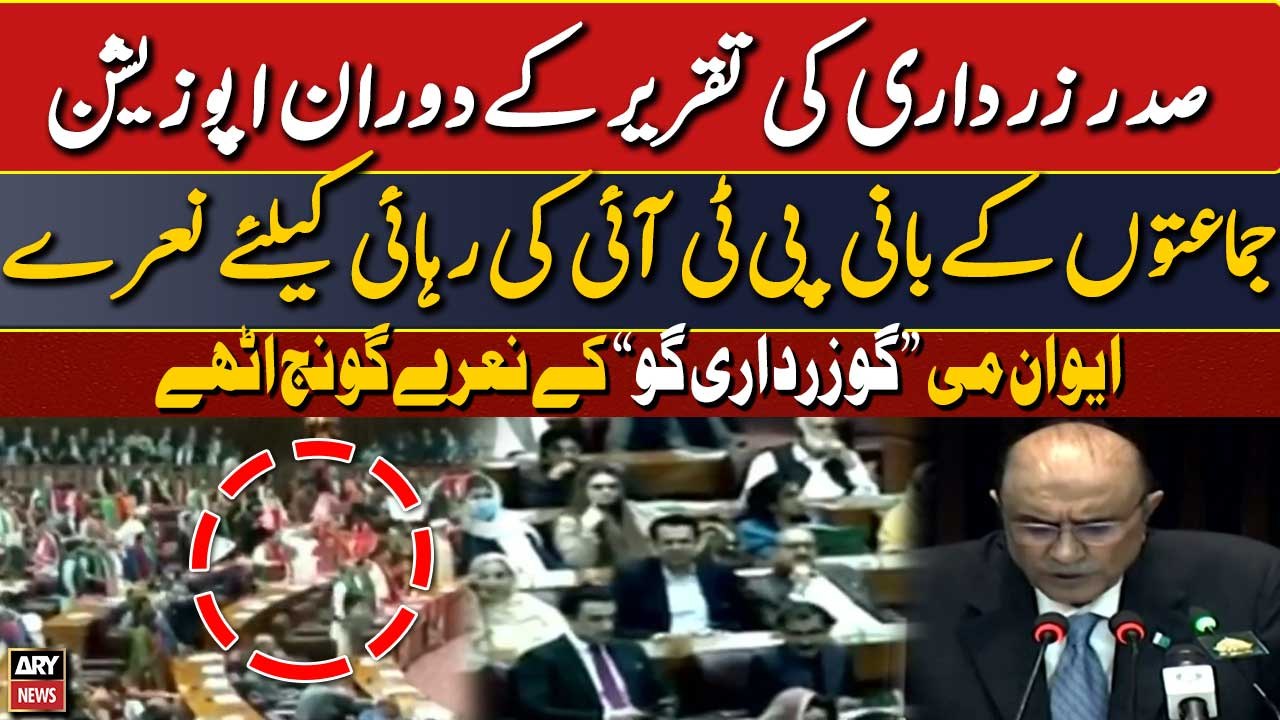 Aiwan Mai "Go Zardari Go" Ke Naare, Sadar Zarda...