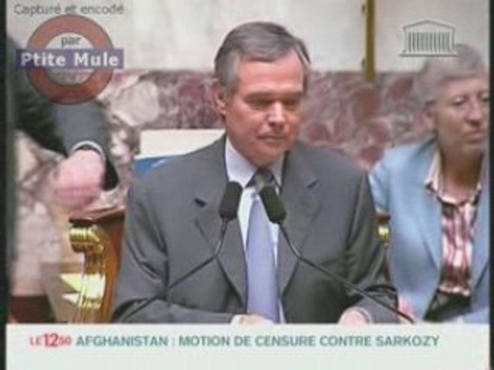 La 1ère motion de censure contre Sarko
