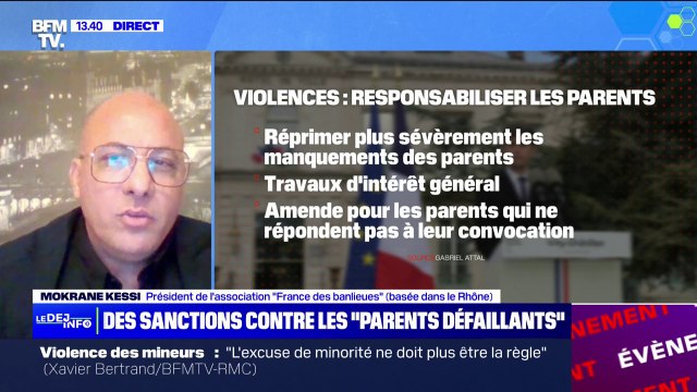 Toutes ces promesses, on n'y croit plus : Mokrane Kessi, président de l'association France des banlieues , réagit aux annonces de Gabriel Attal