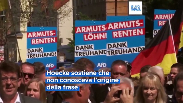 Germania, il leader in Turingia dell'Afd a processo per uno slogan nazista