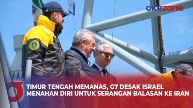 G7 Desak Israel Tidak Membalas Serangan Iran, yang bisa memicu Perang di Timur Tengah