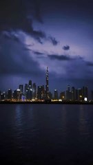 Heavy rain and thunderstorms hit Dubai early this morning!   ️