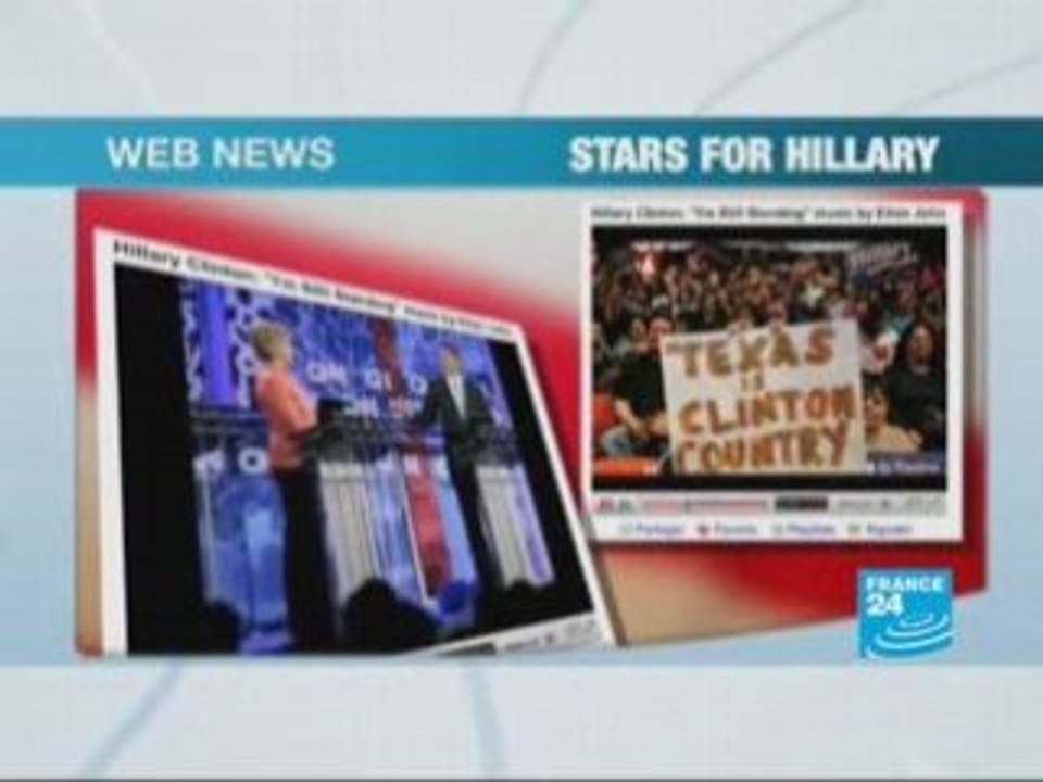 Elton John goes for Hillary!