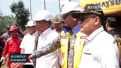 Wakil Bupati Dampingi Menko PMK Tinjau Lokasi Longsor Tol Bocimi Km 64