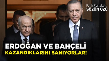 ERDOĞAN VE BAHÇELİ KAZANDIKLARINI HALA SANIYORLAR! BİRİLERİ UYANDIRSIN!