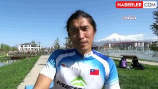 Tayvanlı bisikletçi Türkiye'yi çok seviyor
