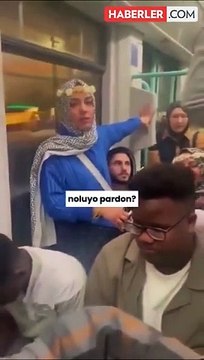 Yabancı uyruklu kadına otobüste tepki çeken sözler! Sizi burada istemiyoruz