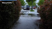 Il video della grandine in provincia di Vicenza