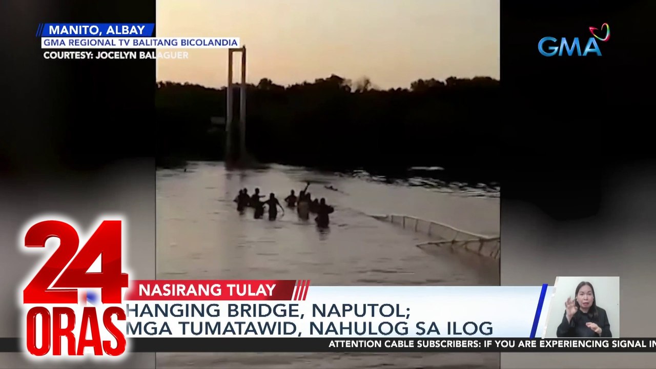 24 Oras Part 4: Naputol na hanging bridge sa Albay; Pinoy roots ni Miss Universe 2022 R'Bonney, atbp.