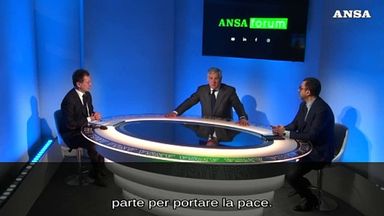 Tajani: "Il Governo e' impegnato per la pace, ma pronti ad inviare truppe"