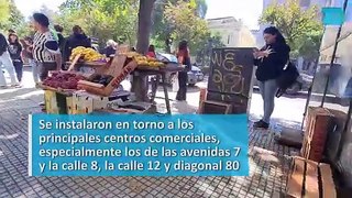 Crece la venta ilegal en plazas y parques de La Plata