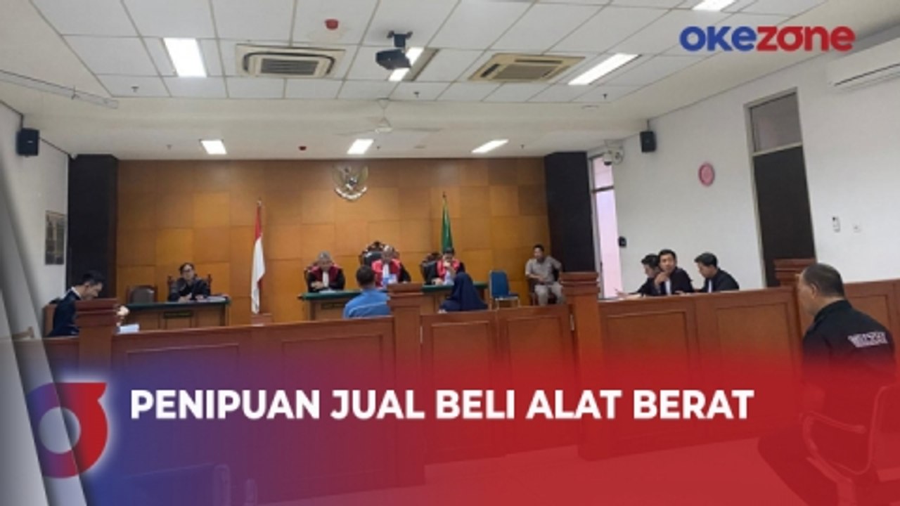 PN Jaktim Gelar Sidang Penipuan Jual Beli Alat Berat, Korban Diiming-imingi Harga Murah